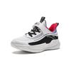 Anta Antiskid Shock Absorbing Wear Resistant Low Top Kids Running Shoes Kids Sneakers White Black A312415510-4