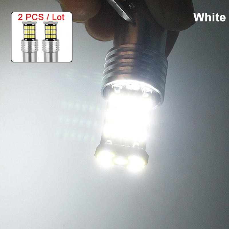 2 PCS P21/5W 1156 BA15S 1157 BAY15D 1157 LED Bulb Canbus 12V 4014 SMD 7000K White Car Tail Reverse Stop Brake Turn Signal Lights
