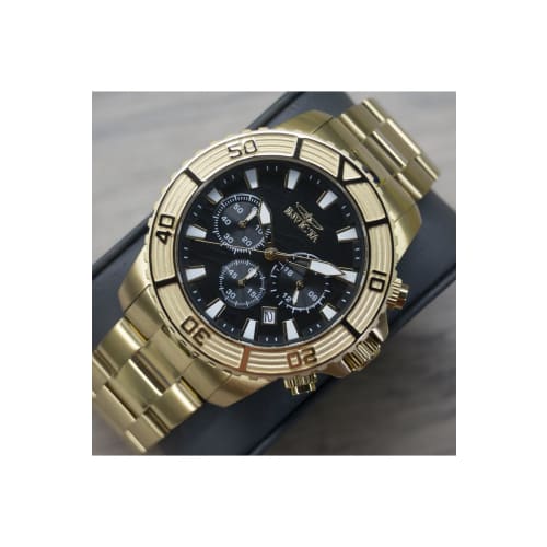 Invicta Men's 'Pro Diver' Quartz Stainless Steel Casual Watch, Color: Gold-Toned (Model: 24000?)