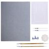 1Set Water Drawing Board Set PP Material Artist Painting Board Foldable Stand Travel Outdoor Sketch Writing Painting Art Tool