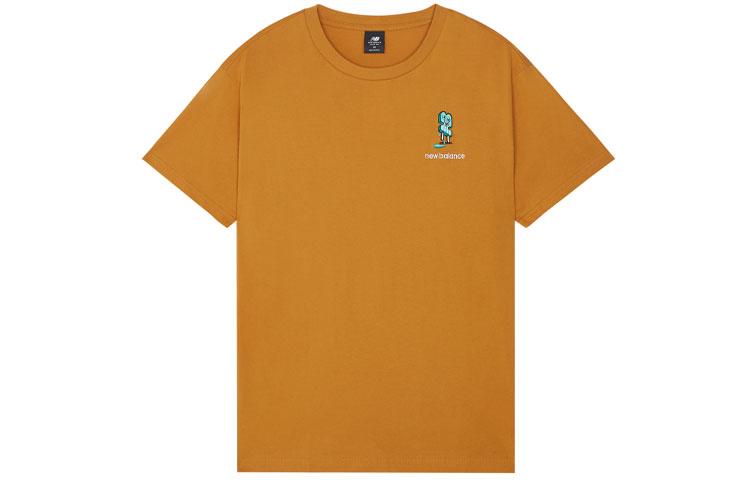 New Balance Athletic Minimize T Shirt Unisex Brown AMT13573-MOE S