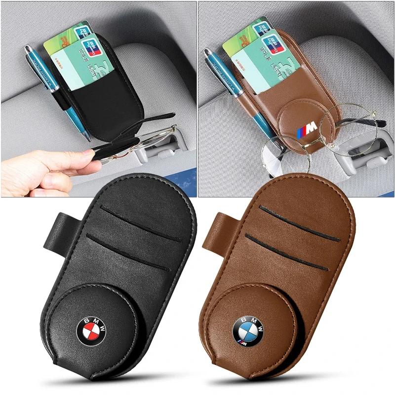 Car Sunglasses Holder Glasses Clip For ID Card ID Card Bank Card Clip For Bmw M E28 E30 E34 E36 E39 E87 E90 E92 E46 E52 E53 E60