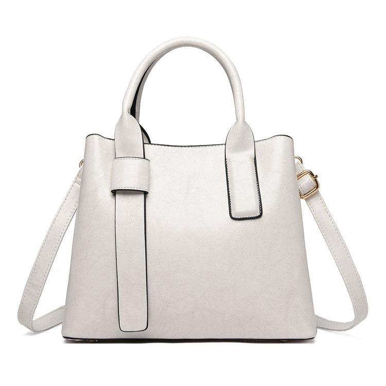 

Сумка Новинка 2024, женская сумка из мягкой кожи, большая вместительная сумка через плечо с тиснением, сумка на одно плечо белый