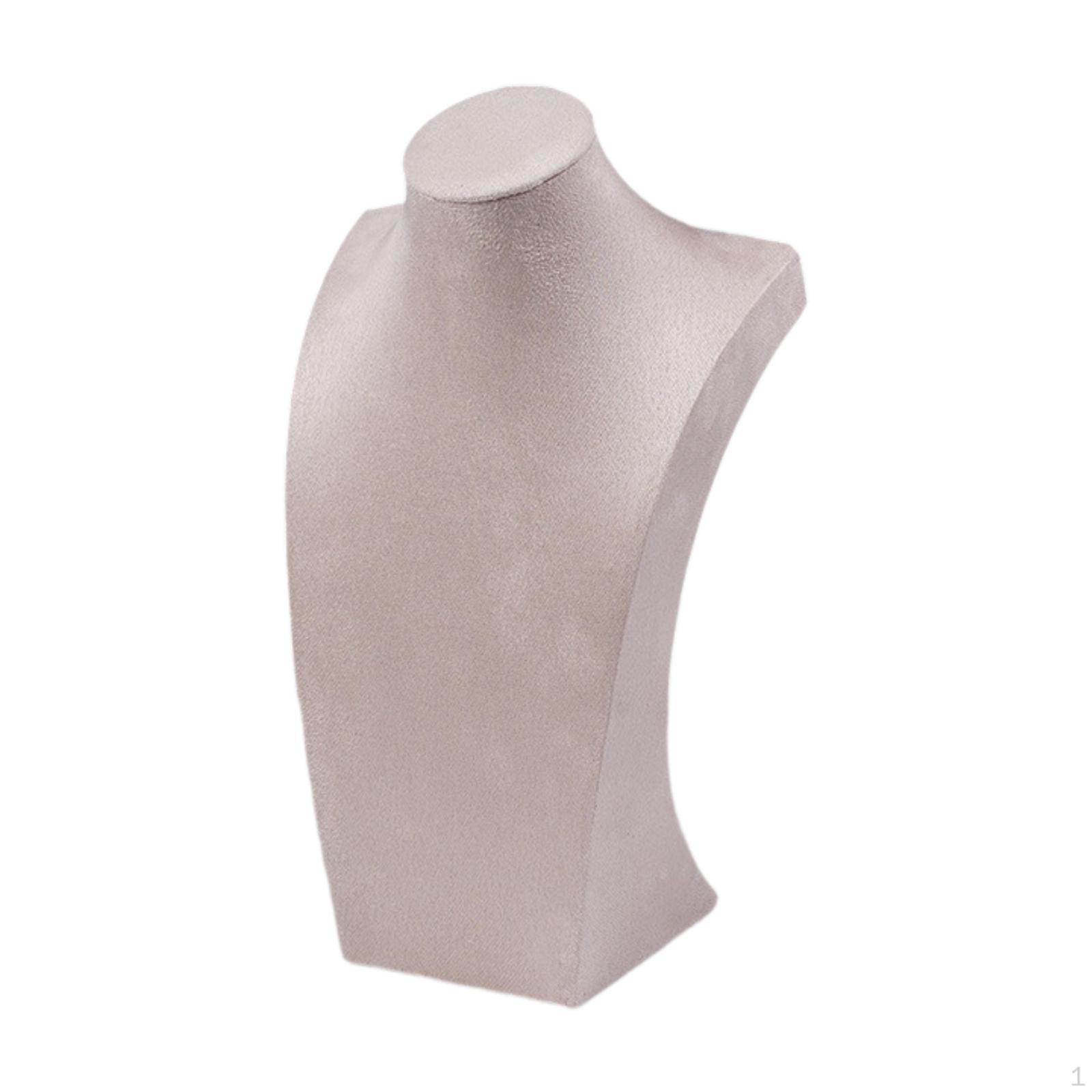 

Подставка для ожерелья, бюст, устойчивый манекен, органайзер для ювелирных изделий 17.5cmx30cm