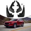 Auto Mudguards Mudflaps For Mazda Quick Tallation Process Wear-resistant Design Easy To Use Fits Front And Rear Wheels