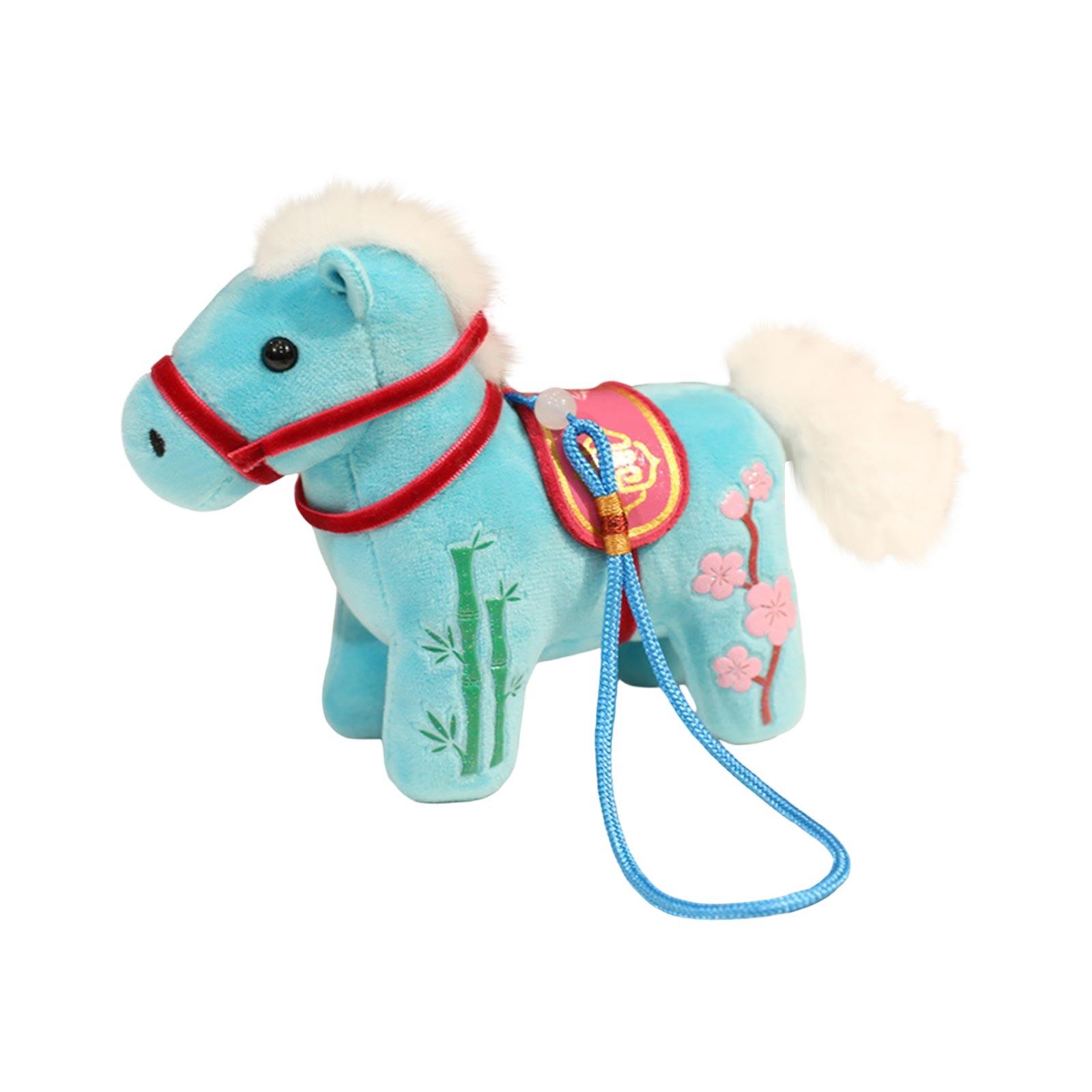 

Horse Year Chinese New Year Decorations, Cute Little House Plush Mascot Ornament, Home Decor Gift, Indoor And Outdoor Hanging Decorations One Size