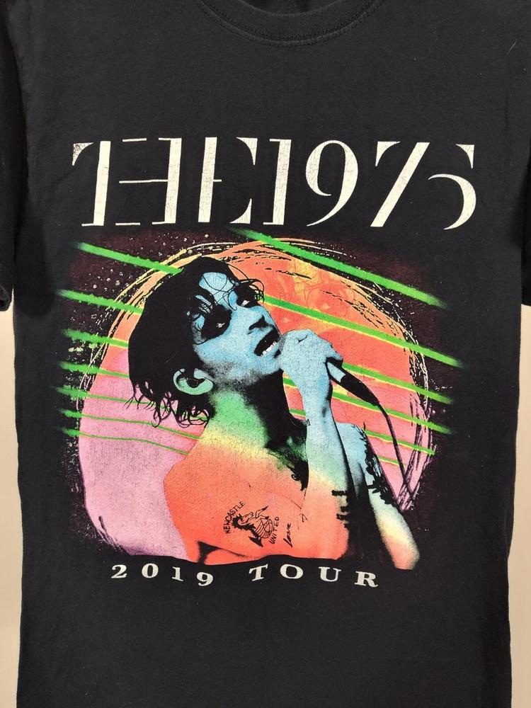 Футболка унисекс The 1975 Band 2019 Tour, плотный хлопок, черная, все размеры SE563 M