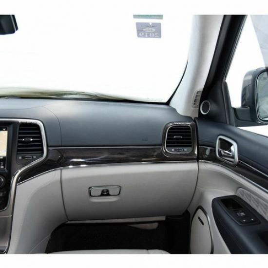 Carbon Fiber Center Console Air Condition Vent Trim for 11+ Jeep Grand Cherokee