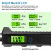 Digitaler Reifendruckmesser 230 PSI Doppelkopf Edelstahl für LKW Auto LCD Taschenlampe Fahrzeugtester