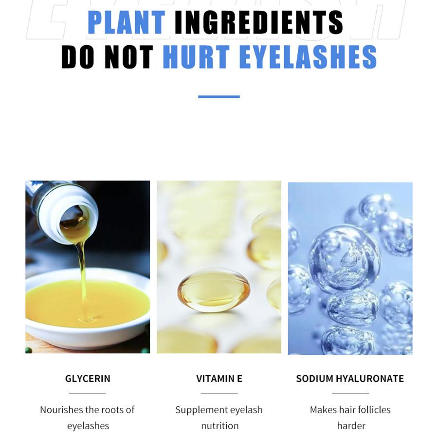 Wimpernwachstumsserum und Augenbrauenverstärker, natürliches schnelles Wimpernwachstumsserum für längere, dickere und vollere Wimpern und Augenbrauen