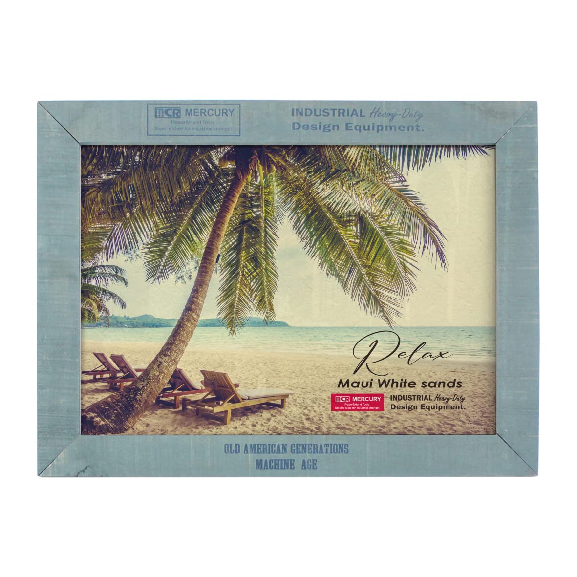 

Mercury Poplar Wood Frame A3 Blue ME053806