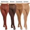 50-90Kg Taglia Larga 40D Collant da Donna Cavallo Resistente Marrone Leggings di Carnevale Collant Comodi Sexy Design di Prima Linea Popolari