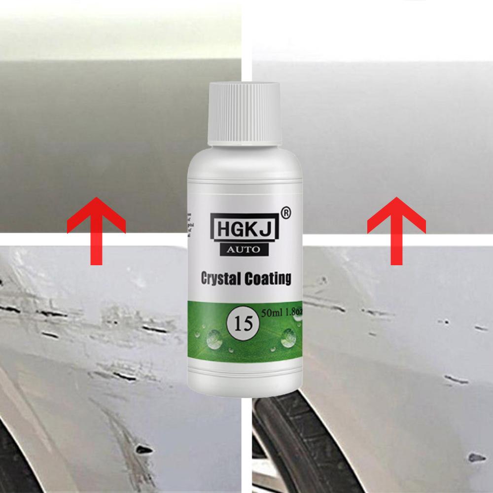 HVIERO-15 20ml/50ml/100ML Bildetaljer Polsk malingsrens Rust Tjæreflekkfjerner Ripereparasjonsmiddel Belegg Bilvask Glans