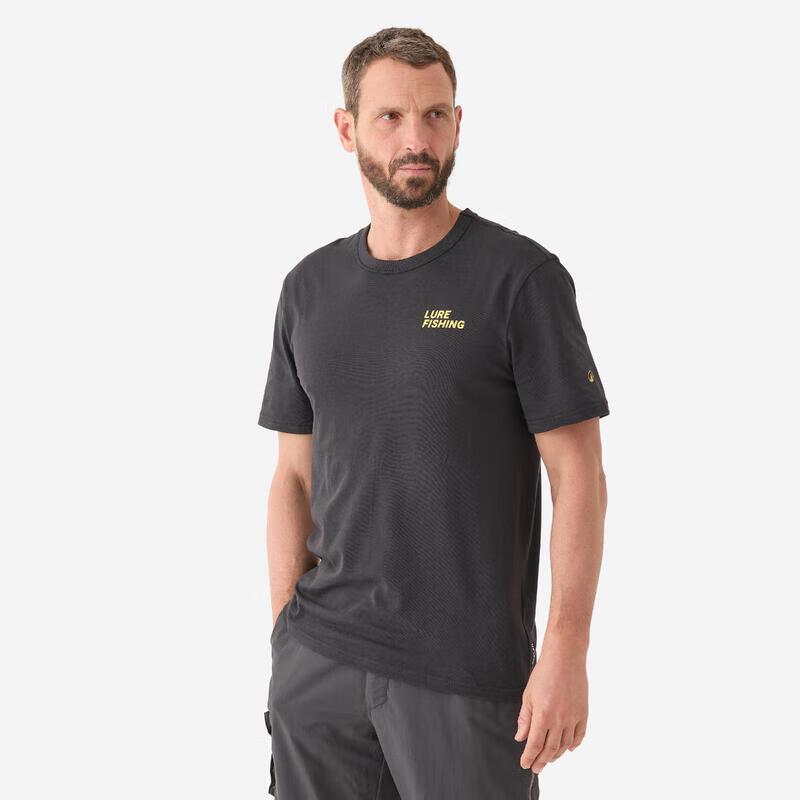 Decathlon Men s Pure Cotton Fishing T-Shirt XL