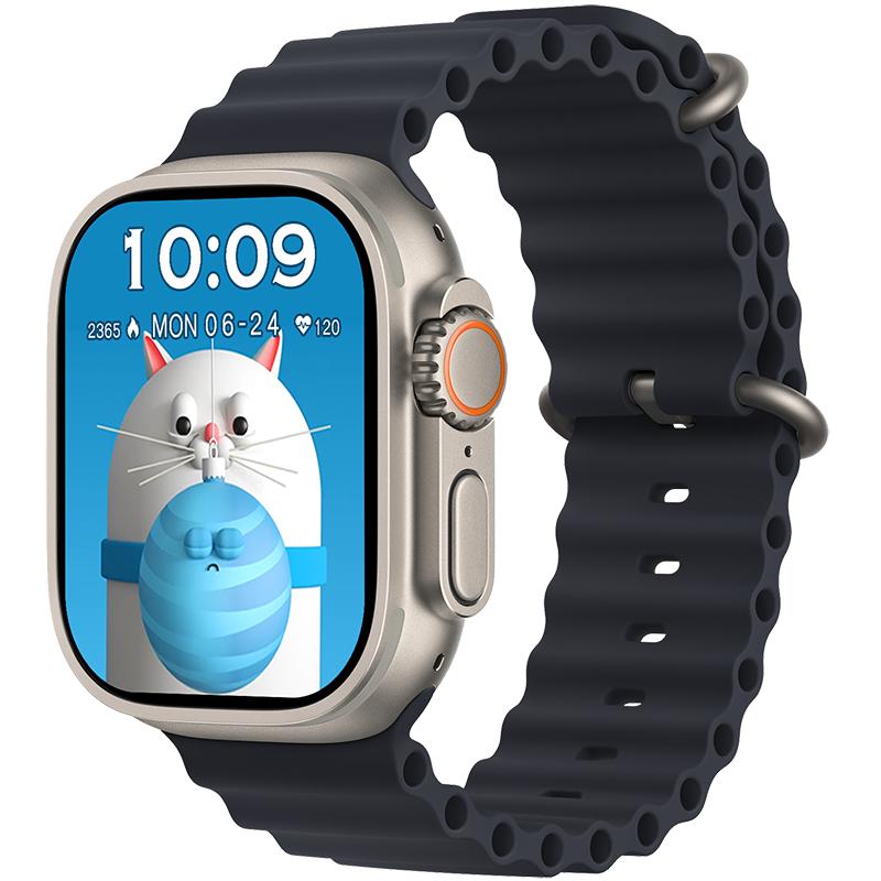 2024 New HK10 ULTRA-A Amoled Screen Smart Watch Local Music Album NFC TWS Smart Watch for Men and Women