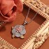 Camellia Super Flash Stud Earrings, High-End Necklace, Women'S Flower Niche Set Design