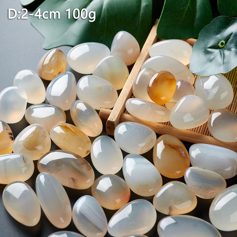 Colorful Mixed Agate Stone Tumbled Stones Pebble Fish Tank Decoration Vase Filler Landscape Home Decor