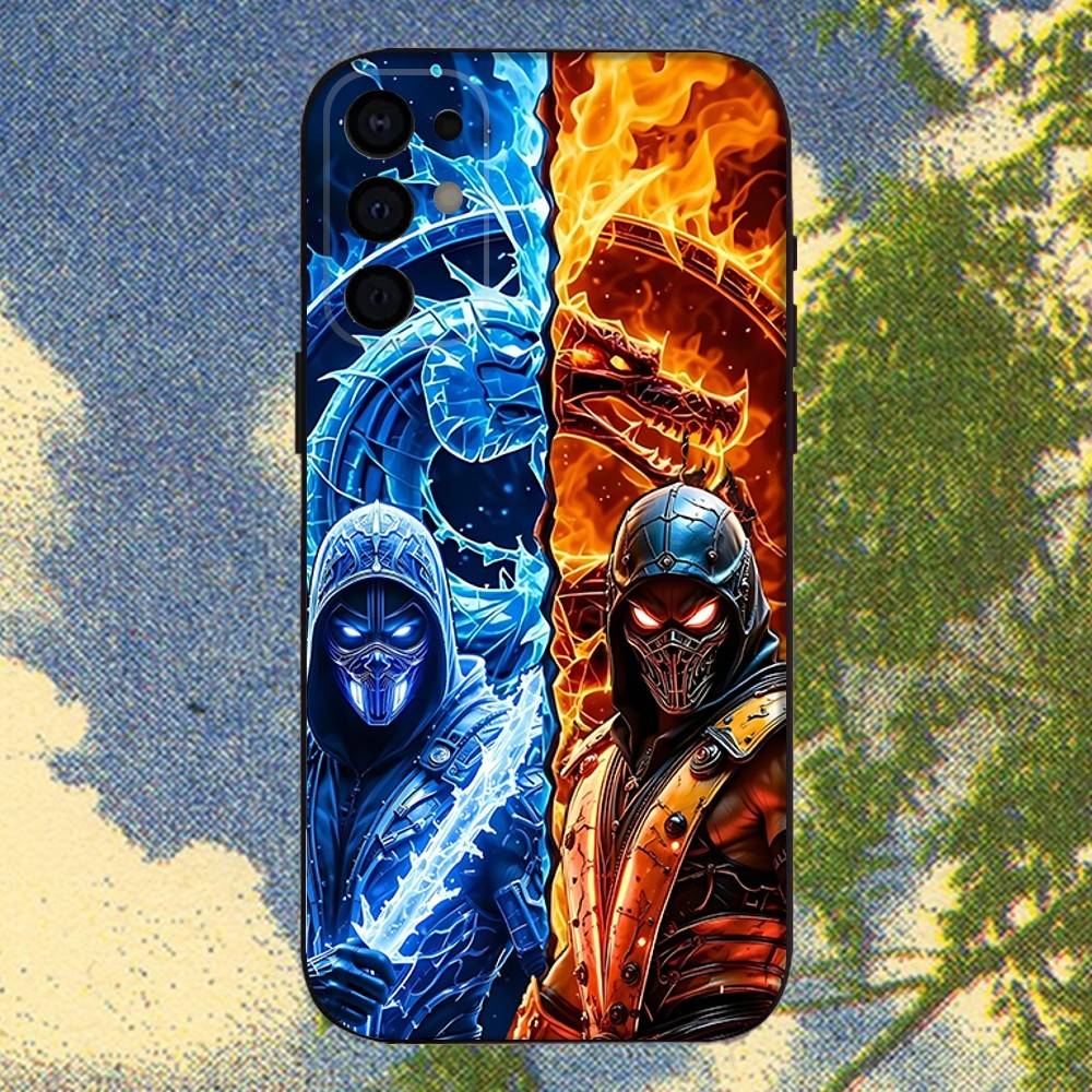 Game M-Mortal Kombat Phone Case For Samsung S 25,24,23,22,30,21,10,9,Ultra,Plus,Lite,FE,4,5G Black Soft Case