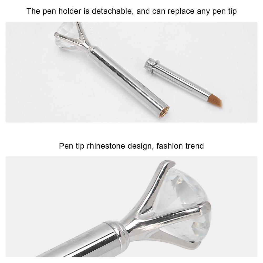 1 x Pen 10 x Pen Head Detachable Gel Pen Detachable Nail Art Brush  Diy Nail Decoration