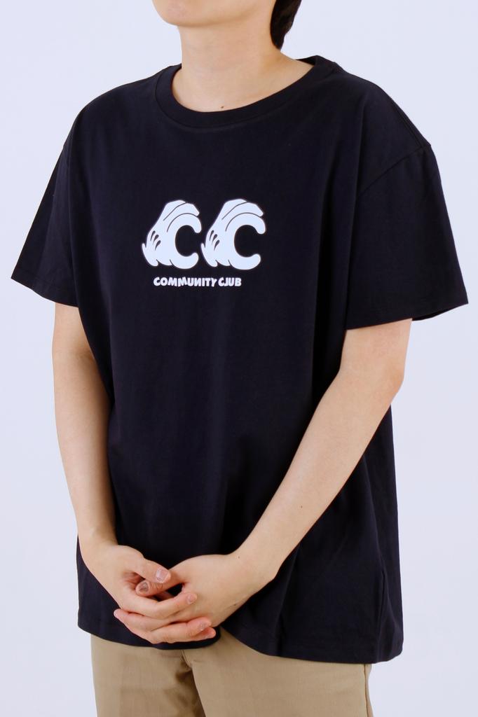 COMMUNITY CLUB Finger T-Shirt (Navy)