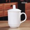 HANDUNYOU White Ceramic Office Mug
