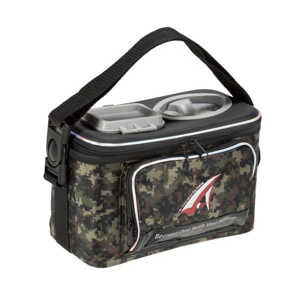Taka Sangyo Mountain Stream Creel II with Bait Box, 813-K, Green, Medium