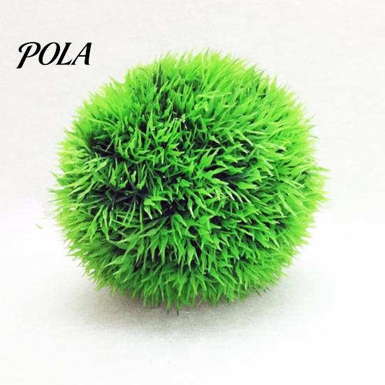Aquarium Plant With Base Artificial Water Plant, Natural Color Dense Grass Shape Plants, Soft Stable Fish Tank Decor Plastic Fake Plants for