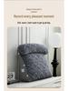 2025 New Large Backrest Cushion: Soft Bedside Pillow with Neck and Waist Support for Pregnant Women and Readers