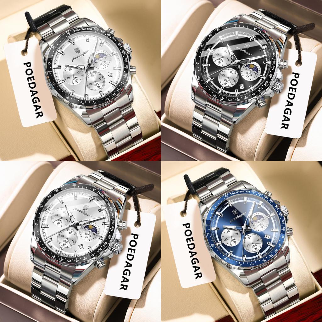Watch Mens Quartz Sport Watch With Luminous Dial For Business Use