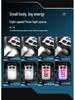 Multifunctional Dual LED Keychain Flashlight with Magnetic COB Side Light and High Brightness Warning Light
