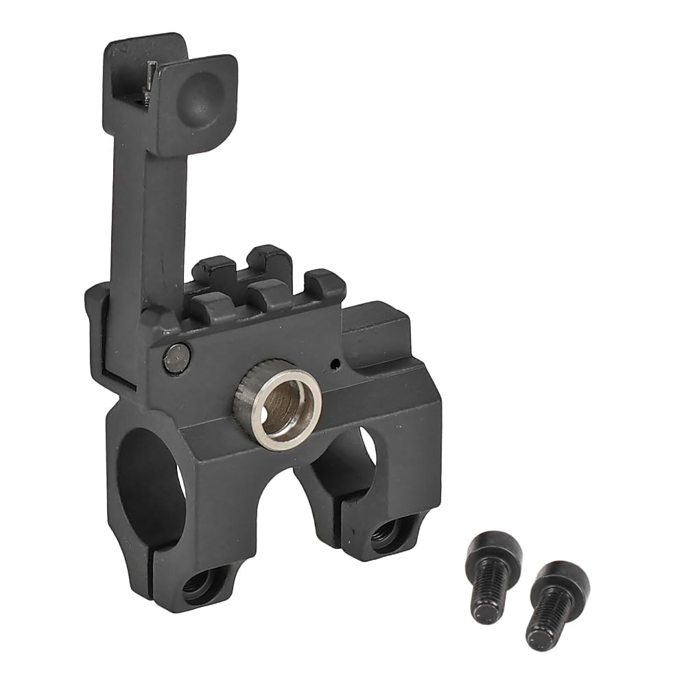 Ryohin Buhin VLTOR VST Sight Tower Gas Block Replica by E&C, Clamp-On Type with QD Sling Mount, Zinc Alloy Construction, Built-in Front Sight