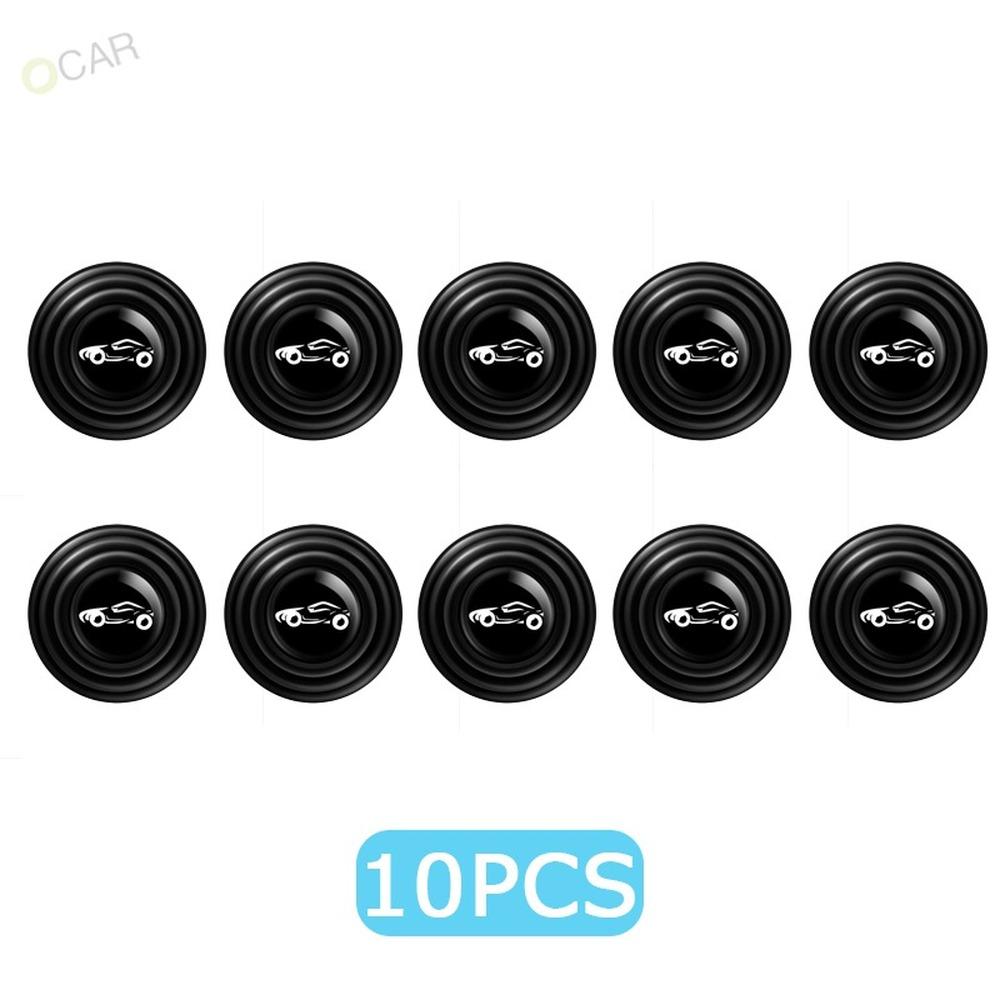 Car Anti-collision Pad Car Door Closing Anti-shock Protection Soundproof Silent Buffer Stickers Silicone  Gasket Auto Accessories