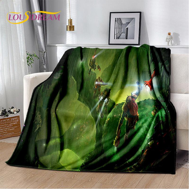 DRG Deep Rock Galactic Game Gamer Soft Plush Blanket,Flannel Blanket Throw Blanket for Living Room Bedroom Bed Sofa Picnic Cover