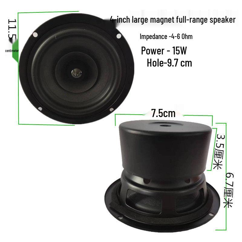 4'', 5'', 6.5'', 8'', 10'', 12'' Super Bass Subwoofer for Car & Home Audio