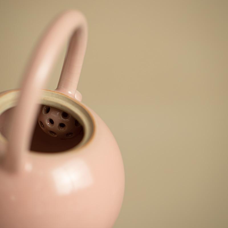 Keramická konvice na čaj Jingdezhen s pivoňkou, příslušenství kung-fu čajové soupravy, ucpaná konvice na čaj