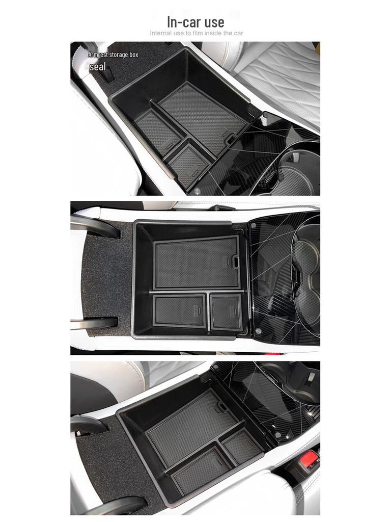EV Center Console Armrest Storage Box for Applicable 22-24 Models