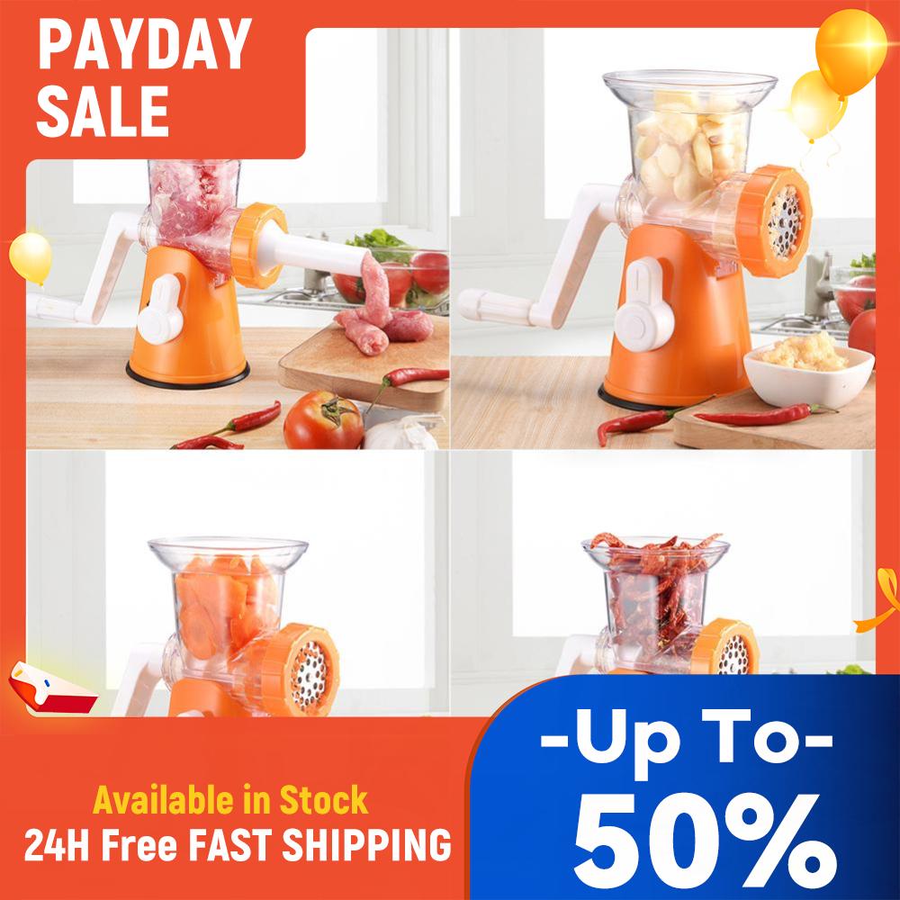 Hand Operate Manual Meat Grinder Sausage Beef Mincer Kitchen Grinding Machine China Mainland