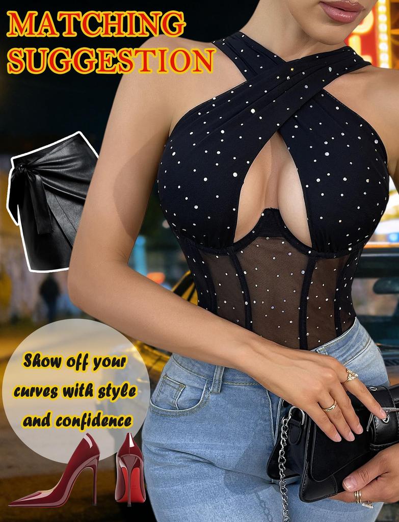 Underwired Leotard Solid Boning Tummy Body Bust and Hip Slimming Bust Hip Size L [Maeau] Women's Bodysuit, Shapewear, Corset, Sexy, Sheer,