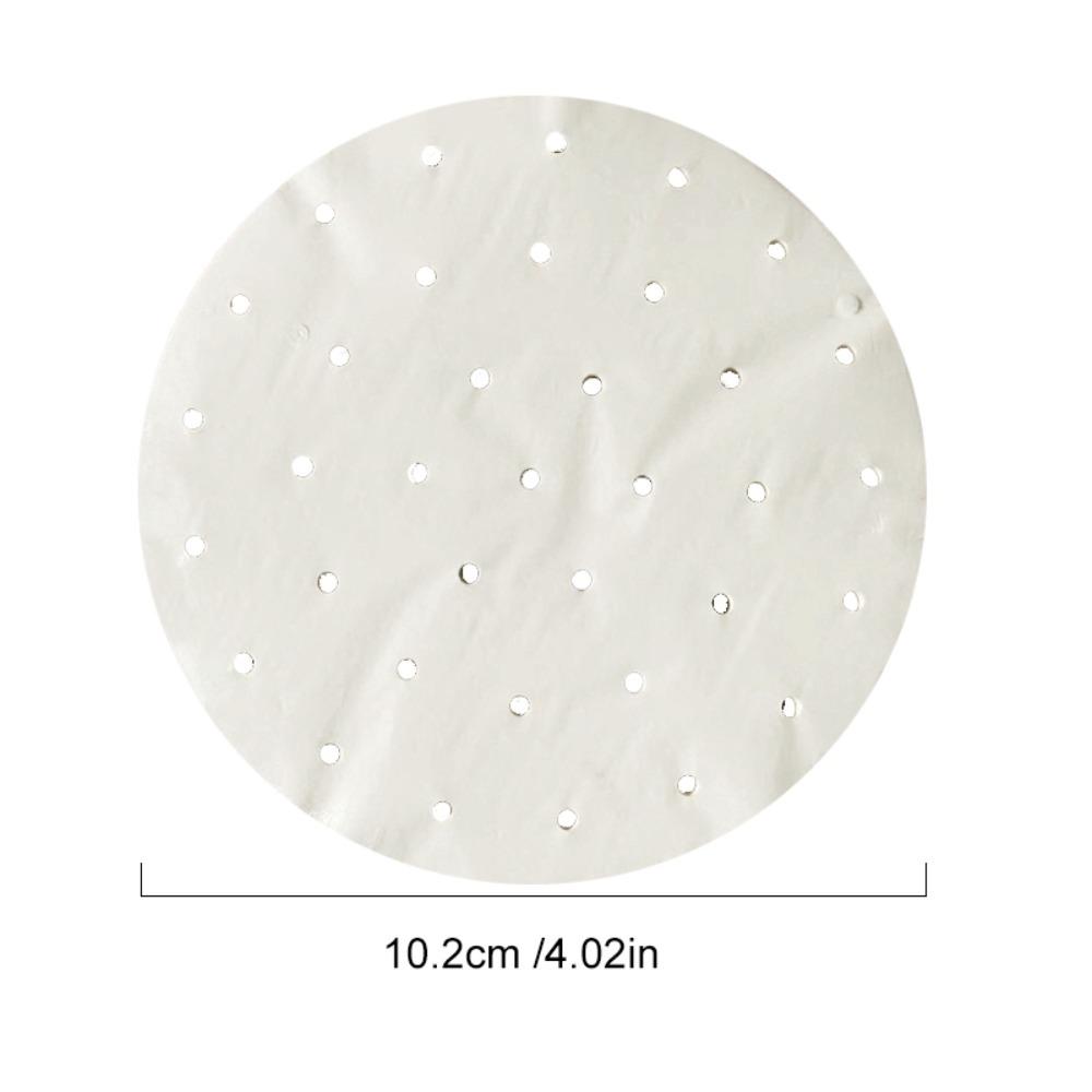 

100Pcs New 4/5/6/7/8in Steamer Paper Disposable Round Buns Pastries Non-stick Paper Buns Pad Paper Kitchen Cooking Tools