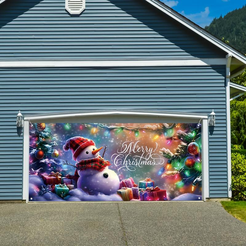 1pc2Dflat, Christmas winter festival snowman design, outdoor and home decoration, no power required - wzy