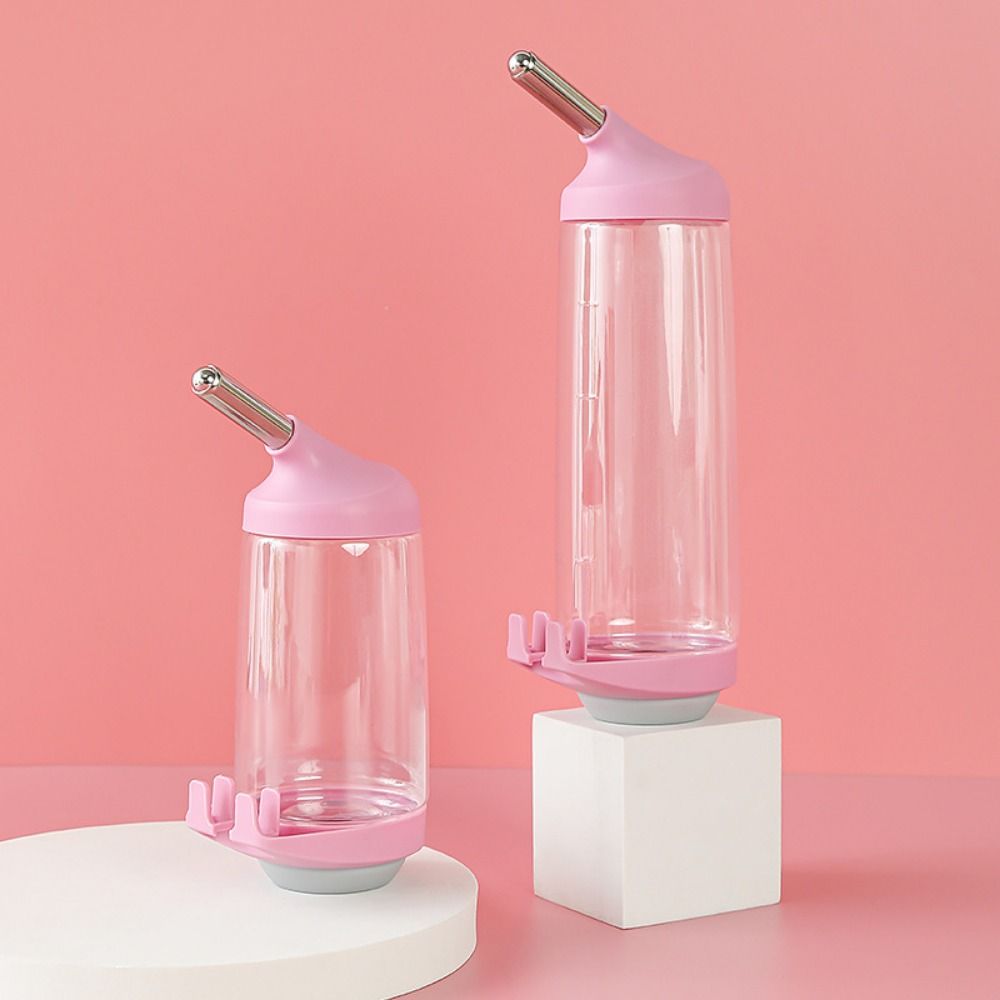 350/500 ML Rabbit Water Dispenser Automatic Pet Hanging Water Bottle for Rabbits Cats Guinea Pig