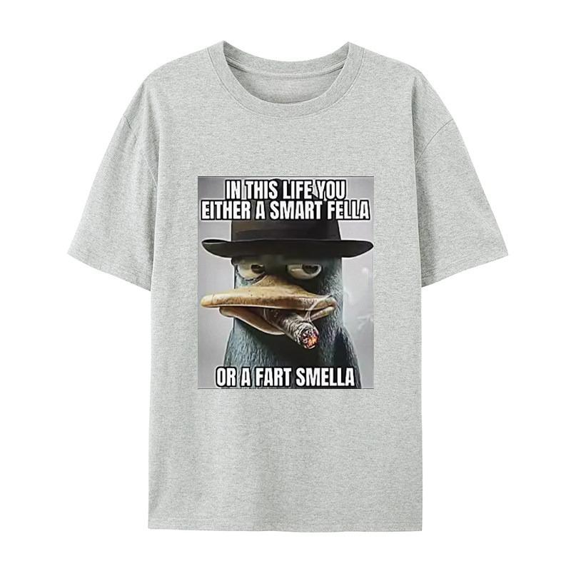 Platypus You Are A Smart or Humorous Guy Casual Tshirt Mens and Womens Luxury Brand Tops