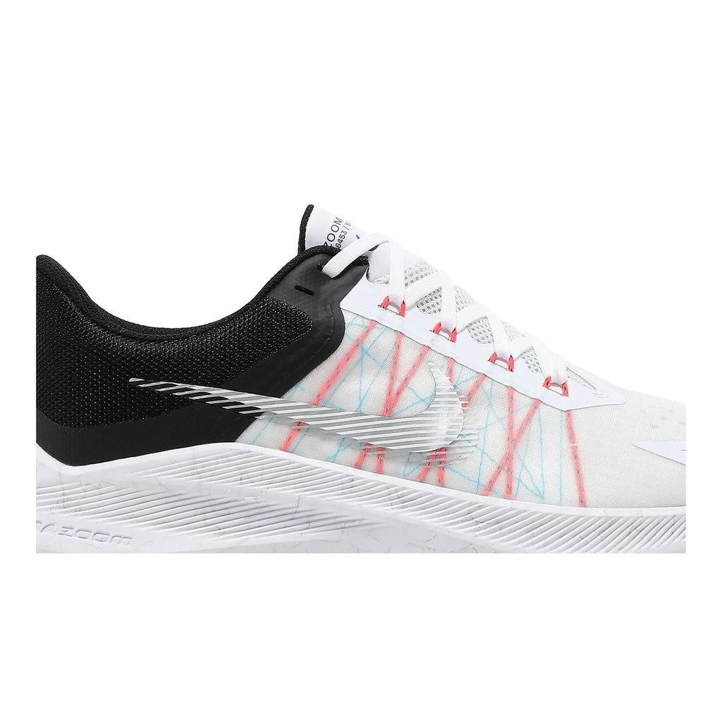 Nike Winflo 8 'White Flash Crimson' (Unisex) White / Black / Flash Crimson / Metallic Silver Running Shoes CW3419 101