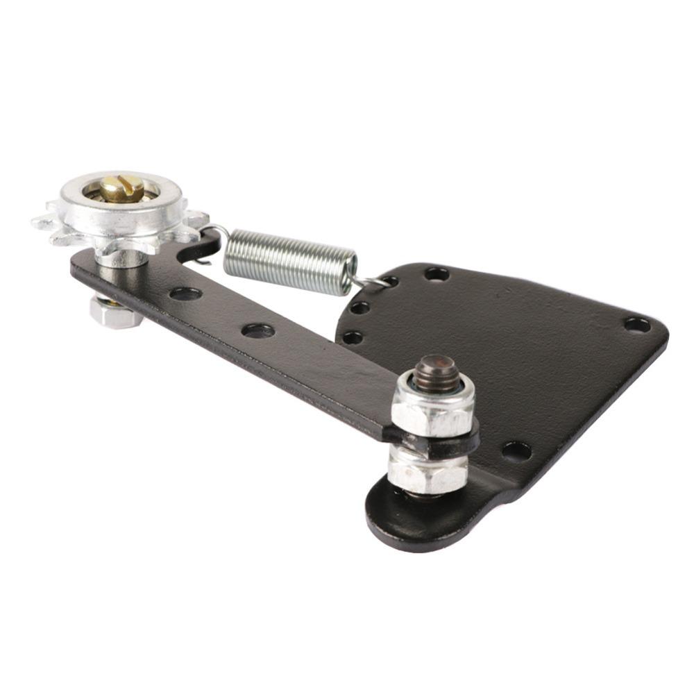 DIY Chain Tensioner Fit 80cc Engine Motor Cylinder Piston 40mm 2 In1 Racing Reed Valve Muffler Pipe For Engine Motorized Bike