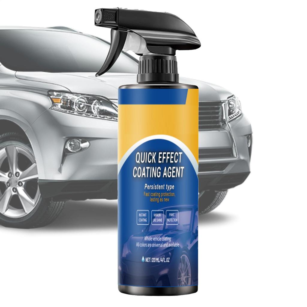 3 in 1s Ceramic Car Coating Agent Spray 120ml Car Scratch Repairing Agent High Protection Long-Lasting Vehicles Coating Spray