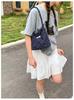 Korean INS-Style Canvas Shoulder Bag: Artistic Handbag for Women