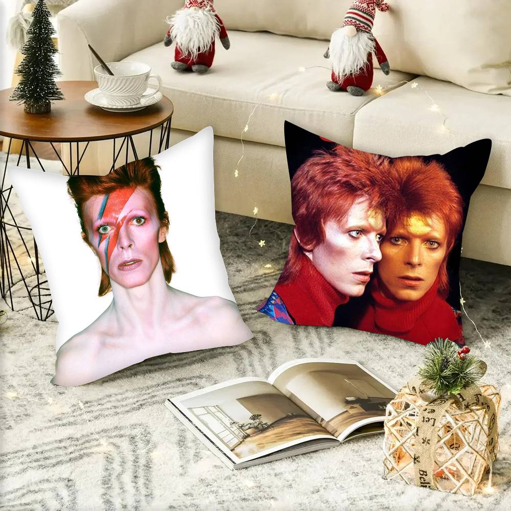 Singer D-David B-Bowie cool  Pillowcases cushion covers living room sofas home decor gifts