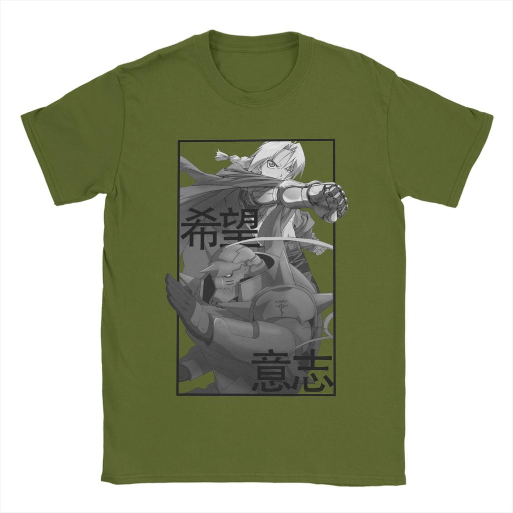 Le Cose Perdute Fullmetal Alchemist TShirt for Unisex Vintage Cotton Tee Shirt Round Collar Short Sleeve T Shirt Graphic Clothing