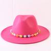 Popular European and American Classic Simple Flat-brimmed Top Hat Men's and Women's Fashionable and Elegant Versatile Jazz Hat Top Hat