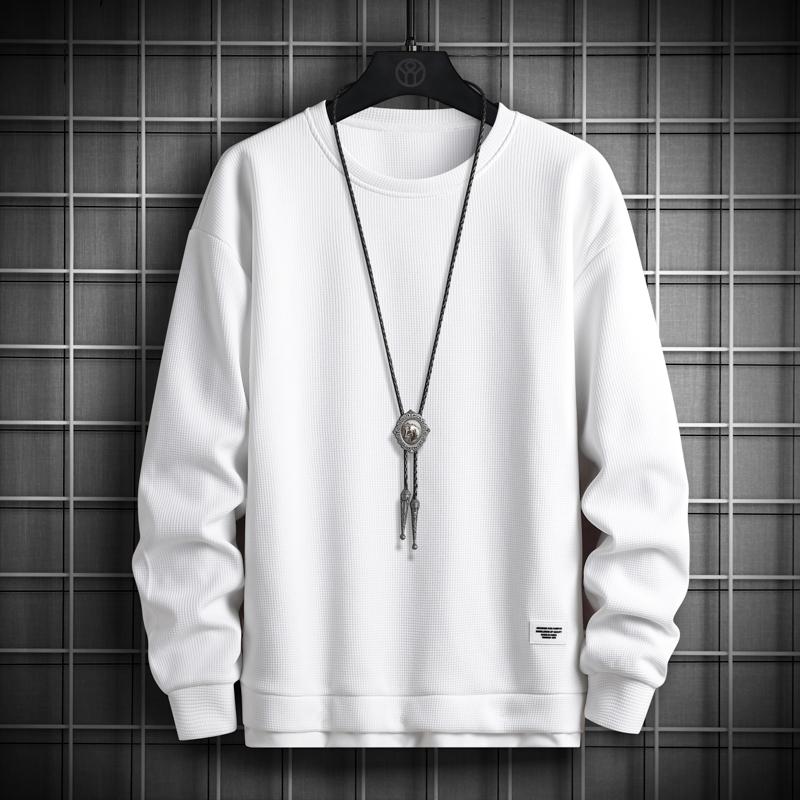 2024 Spring Waffler Hoodie Men Hip Hop Sweatshirt Streetwear Casual Fashion Men Clothing Korean Harajuku Loose Pullover Hoodies